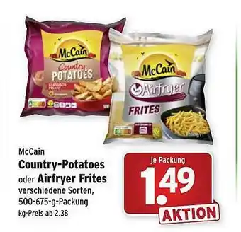 Wasgau Mccain Country-potatoes Oder Airfryer Frites Angebot