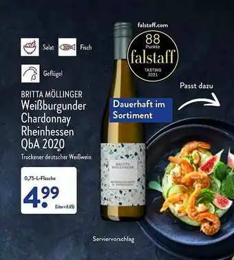 Aldi Nord Weißburgunder Chardonnay Rheinhessen Qba 2020 Angebot