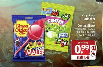 Wasgau Chupa Chups Lutscher Oder Center Shock Angebot