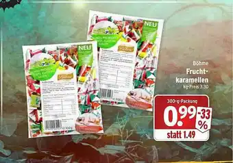 Wasgau Böhme Frucht Karamellen Angebot