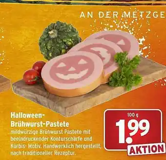 Wasgau Halloween Brühwurst-pastete Angebot