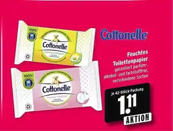 Wasgau Cottonelle Feuchtes Toilettenpapier Angebot