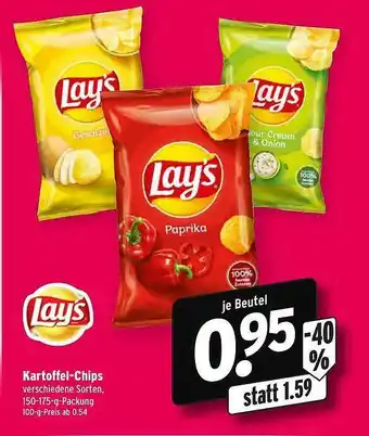 Wasgau Lays Kartoffel-chips Angebot