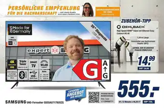 Expert Bening Samsung Uhd-fernseher Gu55au7179uxzg Angebot