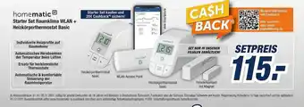 Expert Bening Homematic Starter Set Raumklima Wlan + Heizkörperthermostat Basic Angebot