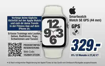 Expert Bening Smartwatch Watch Se Gps (44 Mm) Angebot