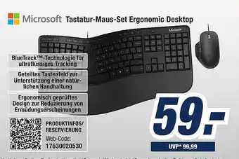 Expert Bening Microsoft Tastatur-maus-set Ergonomic Desktop Angebot