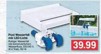 Famila Nord West Pool Wasserfall Mit Led-licht Angebot