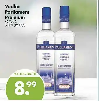 Famila Nord West Vodka Parliament Premium Angebot