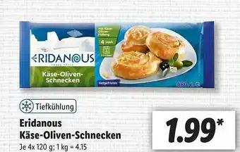 Lidl Eridanous Käse-oliven-schnecken Angebot