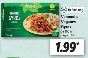 Lidl Vemondo Veganes Gyros Angebot