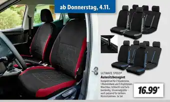 Lidl Ultimate Speed Autositzbezugset Angebot