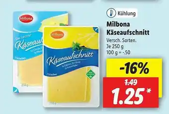 Lidl Milbona Käseaufschnitt Angebot