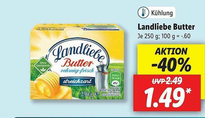 landliebe butter angebot bei lidl