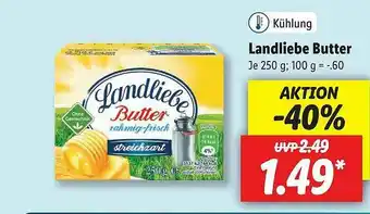 Lidl Landliebe Butter Angebot