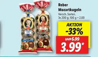 Lidl Reber Mozartkugeln Angebot