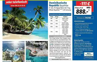 Lidl Dominikanische Republik Bayahibe Angebot