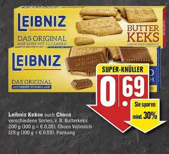 E-Center Leibniz Kekse Auch Choco Angebot