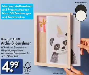 Aldi Nord HOME CREATION Archiv-Bilderrahmen Angebot