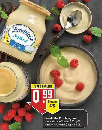 E-Center Landliebe Fruchtjoghurt Angebot