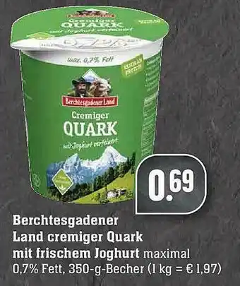 E-Center Berchtesgadener Land Cremiger Quark Mit Frischem Joghurt Angebot