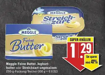 E-Center Meggle Feine Butter Joghurt-butter Oder Streichzart Ungesalzen Angebot