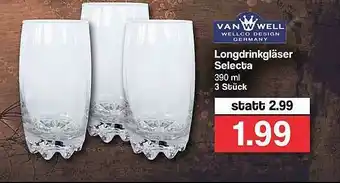 Famila Nord West Longdrinkgläser Selecta Van Well Angebot