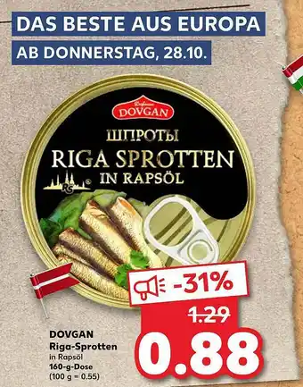 Kaufland Dovgan Riga-sprotten Angebot