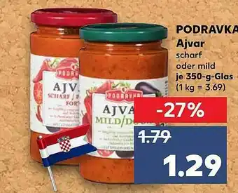 Kaufland Podravka Ajvar Angebot