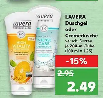 Kaufland Lavera Duschgel Oder Cremedusche Angebot