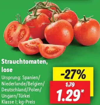 Lidl Strauchtomaten, lose Angebot