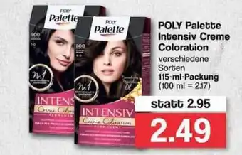 Famila Nord West Poly Palette Intensiv Creme Coloration 115ml Angebot