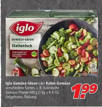 Marktkauf Iglo Gemüse-ideen Oder Rahm-gemüse Angebot