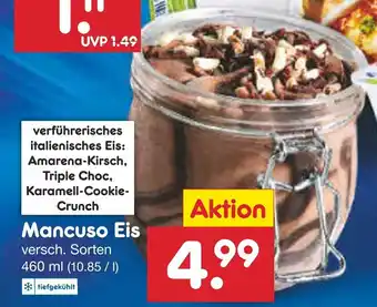 Netto Marken-Discount Mancuso Eis versch. Sorten 460 ml Angebot