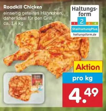 Netto Marken-Discount Roadkill Chicken pro kg Angebot