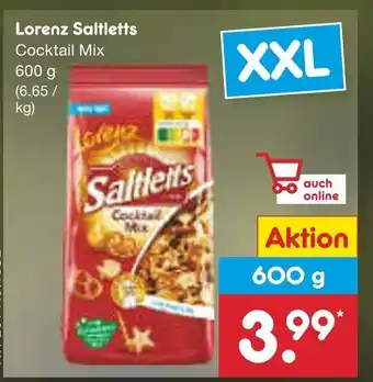 Netto Marken-Discount Lorenz Saltletts Cocktail Mix 600 g Angebot