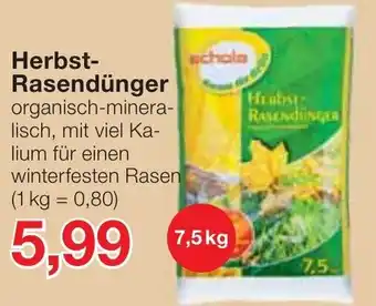 Jawoll Herbst Rasendünger 7,5kg Angebot