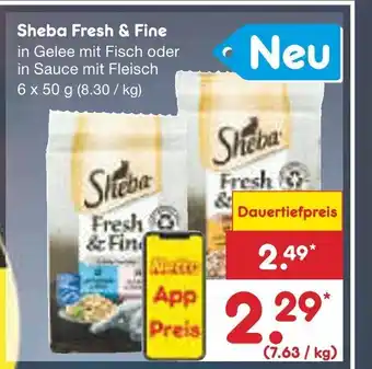 Netto Marken-Discount Sheba Fresh & Fine 6 x 50 g Angebot