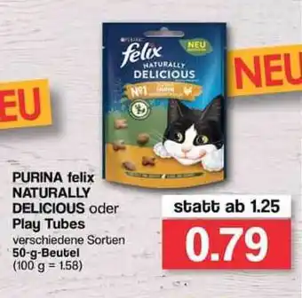 Famila Nord West Purina Felix Naturally Delicious Oder Play Tubes 50g Beutel Angebot