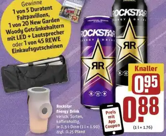 REWE Rockstar Energy Drink 0,5 L Dose Angebot