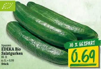 NP Discount EDEKA Bio Salatgurken Angebot