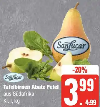 Edeka SanLucar Tafelbirnen Abate Fetel Angebot