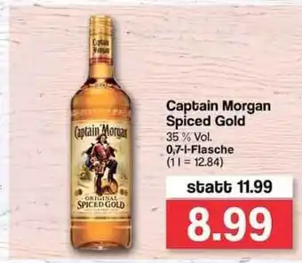 Famila Nord West Captain Morgan Spiced Gold 0,7L Angebot