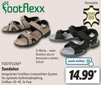 FOOTFLEXX Sandalen Angebot bei Lidl