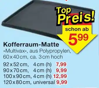 Jawoll Kofferraum Matte Angebot