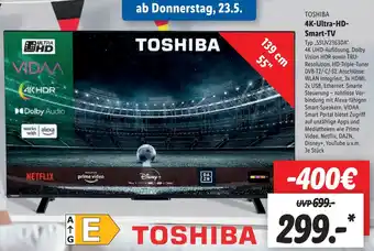 Lidl TOSHIBA 4K-Ultra HD Smart-TV Angebot