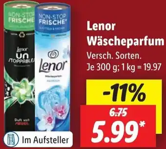 Lidl Lenor Wäscheparfum 300 g Angebot