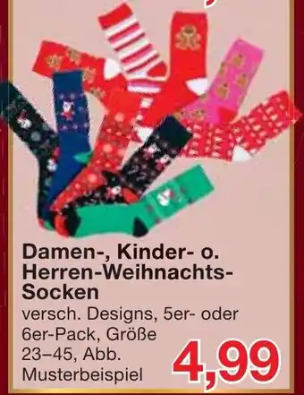 Jawoll Damen, Kinder o. Herren Weihnachts Socken Angebot