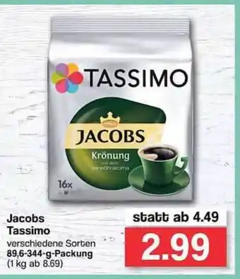 Famila Nord West Jacobs Tassimo 89,6-344g Angebot