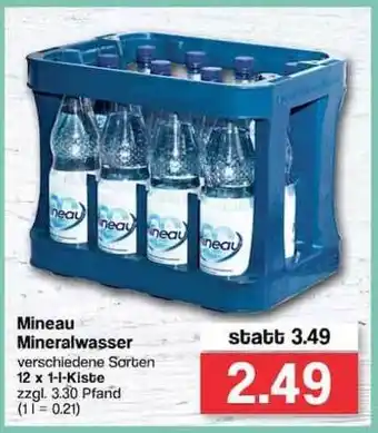 Famila Nord West Mineau Mineralwasser 12x1L Angebot